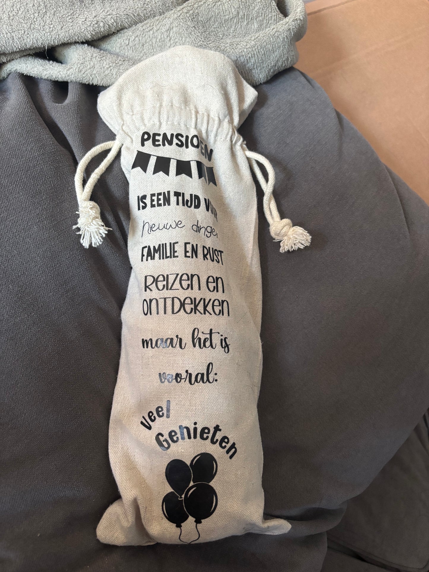 Wijnzak - Pensioen is een tijd voor...