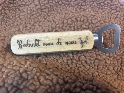 Geniet van je pensioen! - Pensioen flessenopener