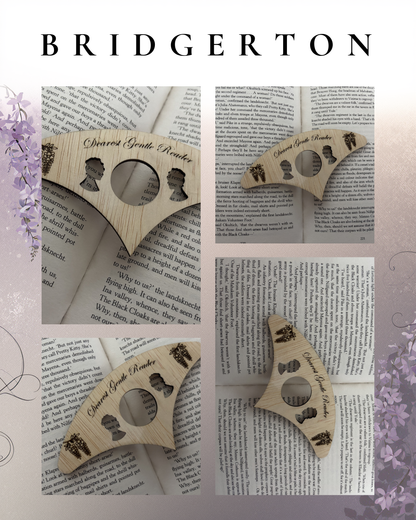 Bridgerton - Dearest Gentle Readers Book Buddy / Page holder Digital Download