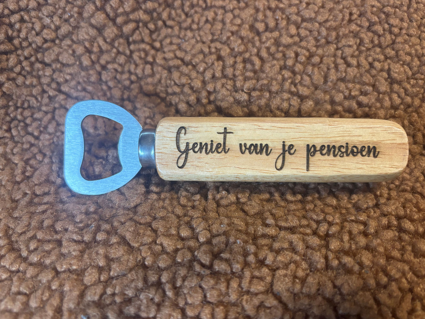 Geniet van je pensioen! - Pensioen flessenopener