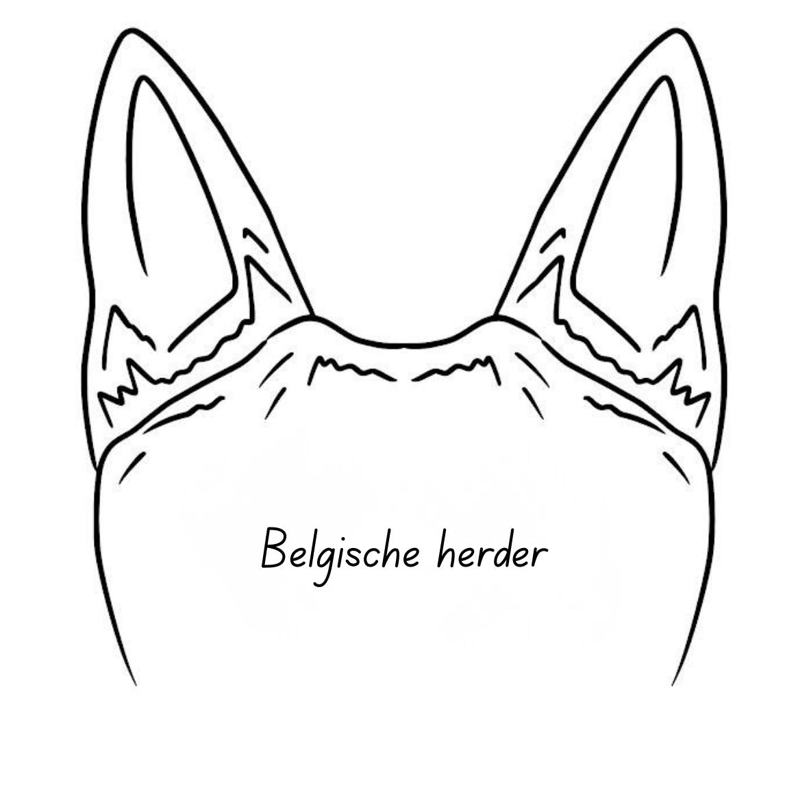 Gegraveerde sleutelhanger hond
