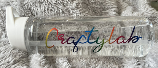 Naamsticker Regenboog - vinyl